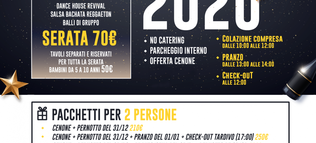 Capodanno 2020 a Villa Patrizia (Roma)